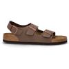 BIRKENSTOCK MILANO BS Ciabatta uomo marrone in pelle