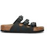 BIRKENSTOCK FLORIDA BS Ciabatta donna nera in pelle