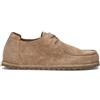 BIRKENSTOCK UTTI LACE Scarpa barca uomo taupe in suede