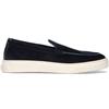 WOOLRICH Slip on uomo blu in suede