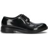 PAWELK'S Stringata uomo nera in pelle