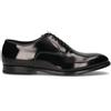 DOUCAL'S Stringata uomo nera in pelle