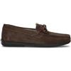 GEOX Mocassino uomo marrone in suede