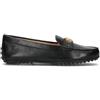 RALPH LAUREN Mocassino donna nera in pelle