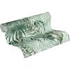 A.S. Création Carta Da Parati Jungle Greenery Carta da parati tessuto non tessuto 10.05 m x 0.53 m Verde Bianco Prodotto in Germania 368201 36820-1