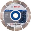 Bosch Professional 1x Disco Diamantato Standard for Stone, per Calcestruzzo, Pietra, Granito, Ø 150 x 22,23 x 2 x 10 mm, Accessori per Smeriglatrici Angolari