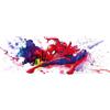 Komar Papier Fototapete - Spider-Man Graffiti Art - Größe 368 x 127 cm