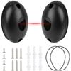 Hukneqn Fotocellule Cancello Universali, Coppia di Sensori a Fotocellula a Infrarossi Universali 12/24V AC DC, Adatti per Cancello Automatico e Porta del Garage, Compatibilità Estesa con Varie Marche