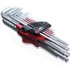 Wuerth Würth Set brugola esagonali Testa sferica 9 pz Serie Chiavi P/EI T.SFER.1,5-10 9PZ. Zebra, Metallo