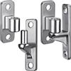 Lifeswell Cerniera per cancello in acciaio inossidabile 304 Cerniera per cancello - Confezione da 2 con cerniere per porte femmina e maschio per montaggio a parete per cancelli da giardino in legno