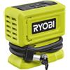 Ryobi Compressore ad Alta Pressione a Batteria 18V ONE+, Compressore ad Aria per Gonfiaggio Rapido di Pneumatici e Palloni, Include Ago, Adattatore e Ugello, Batteria Non Inclusa, RPI18-0