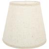LIFKOME Paralume in tessuto di ricambio E27, paralume in lino, paralume in tessuto naturale, per candelabri, lampadari da tavolo, asciugamani di lino