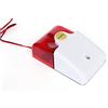Taikuwu Allarme acustico con luce stroboscopica, con cavo, sistema di sicurezza domestica, per casa, azienda, comunità, magazzino, 12 V, 105 dB