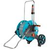 Gardena set CleverRoll M: avvolgitubo con 20 m di tubo Classic e lancia, fissaggio a clip per la conservazione, nipplo antigocciolio, lato manovella selezionabile (18513-88)