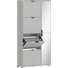 HOMCOM Scarpiera con Specchio, 4 Cassetti Ribalta, Scarpiera Ingresso, Grigio | Aosom Italy