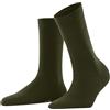 FALKE Softmerino W So lana cotone tinta unita 1 paio, Calzini Donna, Marrone Pebble 5810, 35-36