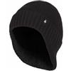 HEAT HOLDERS - Cappello invernale termico acrilico con collo a goccia per gli uomini, Nero , Taglia unica