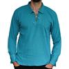 Tumia LAC Camicia Estiva in Cotone Leggera con Cordoncino Prodotta Tramite Commercio etico. Bianco.
