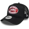 New Era Graphic Patch Trucker Adjustable Cap NE Logo Nero, Taglia: taglia unica