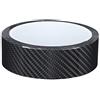 Qiilu Pellicola protettiva in fibra di carbonio nera Pellicola protettiva per portiera per auto Adesivo antigraffio 3 cm x 3 metri Accessorio per auto Pellicola in fibra di carbonio