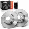 Frankberg Set di dischi freno incl. 2x Dischi Freno Posteriore Pieno Diametro286mm Compatibile con TT 8J3 TT R.o.a.d.s.t.e.r 8J9 Replace# 8J0615601,8976910