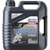 LIQUI MOLY Olio motore Motorbike 4T 10W-40 Olio parzialmente sintetico 4 L Compatibilità con YAMAHA MOTORCYCLES XVZ TDM MAXSTER CRYPTON FZ