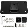 Aramox 3 Hole Mounting Bracket for Big Twin, Compatible from 1973 Onwards, Chrome Plated Support, Chrome Plated 3 Hole Mounting Bracket for Big Twin, Compatible from 1973