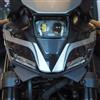 Resin Bike Adesivi Moto Compatibile con Yamaha MT-09 2025 Tech Black. Protezioni Fari/Fanale Frontale da Urti e Graffi. Adesivi Resinati con Effetto 3D Made in Italy