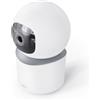 Hama Telecamera di sorveglianza interna (intelligente Wi-Fi con visione notturna, 1080p, registrazione, rilevatore di movimento con riconoscimento personale, citofono, fotocamera interna orientabile,