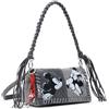 Desigual borsa a tracolla Mickey Kiss Naron Flap Bag Denim Light Grey grigio