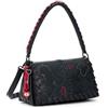 Desigual borsa a tracolla Mickey Kiss Naron Across Body Bag Black nero