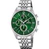 Festina Orologio Uomo Analogico in Acciaio Inossidabile 316L Argentato - Movimento al Quarzo - Cronografo - Vetro Minerale ad Alta Resistenza - Impermeabile 5 ATM F20285/8 Timeless Chronograph