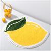 FROZZUR Tappeto da bagno con frutta e limone, assorbente, antiscivolo, per il bagno, simpatico, giallo, divertente, tappetino da doccia, lavabile, a forma di bagno, cucina, tappeto natalizio