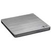 LG Hitachi-LG GP60 External DVD Drive, Slim Portable DVD Burner/Writer/Player for Laptop, Windows and Mac OS Compatible, USB 2.0, 8x Read/Write Speed - Silver