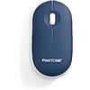 Pantone Celly, Mouse Con Dongle Linea Pantone, Mouse Wireless con Silent Click, Leggero e Sottile, DPI Regolabile, con Dongle Integrato, Compatibilità Universale, Deep Ocean