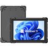 HEIGAOLAPC Tablet Robusto, Tablet PC Outdoor Win 11 da 10,1 Pollici con 8GB RAM, 128GB ROM, Batteria 16000 mAh/4G LTE/GPS/WiFi 5.0/Bluetooth 5.0 Rugged Tablet per i lavoratori sul campo