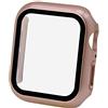 OcioDual Protezione con vetro temperato compatibile con Watch 4/5/6 e SE (44mm) Rose Gold