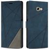SONWO Cover per Samsung Galaxy A5 2017 / Galaxy A520, Flip Caso in PU Pelle Case Cover Custodia con Slot per Schede e Supporto Stand per Samsung A5 2017 / A520, Blu