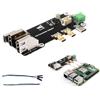 Wonrabai Micro HDMI to HDMI Adapter Board Compatible with Raspberry Pi 5 / Raspberry Pi 4B, Support Dual 4K Outputs, HDMI Female Multifunctional Connector Adapter, Two Power Supply Methods