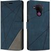SONWO Cover per Nokia 5.4 Custodia, Flip Caso in PU Pelle Case Cover Premium Portafoglio Custodia per Nokia 5.4, Slot per Schede, Supporto Stand, Blu