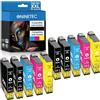 NINETEC 503 XL Multipack Cartucce di ricambio compatibili con Epson 503XL Expression Home XP-5200 XP-5205 per Workforce WF-2960DWF WF-2965DWF 10 pezzi