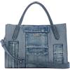 GUESS borsetta borsa a tracolla Jodi Tote Denim Multi blu