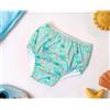 Costume da bagno pannolino blu con protezione upf50+ 18mesi