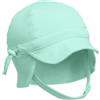 Berretto da bambino menta con protezione solare upf50+ 12-24mesi