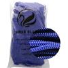 filati italiani cordini swan black, 500g e assortimento accessori per borse (blu sport)