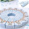 Regalami.Shop 25 Scatoline Portaconfetti a Forma di Torta per Battesimo, Comunione o Laurea, Complete di Bigliettino a Tema, Segnaposto e portaconfetti (Battesimo Bimbo)