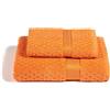 Caleffi - Set Asciugamani Bagno Viso e Bidet Morbida Spugna 100% Cotone Jacquard, 1 Asciugamano Viso 60x110 cm + 1 Asciugamano Bidet Ospite 40x60 cm Assorbenti Resistenti a Lavaggi Frequenti, Durevoli