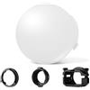 Neewer CRS6 Cupola di Diffusione + 3 Anelli Adattatori, Compatibile con Godox V1 Z2PRO Z3R Flash a Testa Rotonda e Speedlite Quadrato Z880, Montaggio Diffusore Luce Video MS60B MS60C MS150B