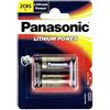 Panasonic 2CR5 Micropila al Litio per Fotocamera, in Blister, Rosso/Oro
