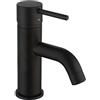Paini - Diana Rubinetto Miscelatore Bagno Monocomando per Lavabo in Ottone, Finiture Nere e Opache, Design Accattivante, Interamente Prodotto e Lavorato in Italia